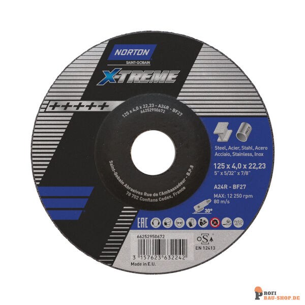 nortonschleifmittel/NORTON_schleifmittel_66252950672 X-Treme grinding wheel_174323